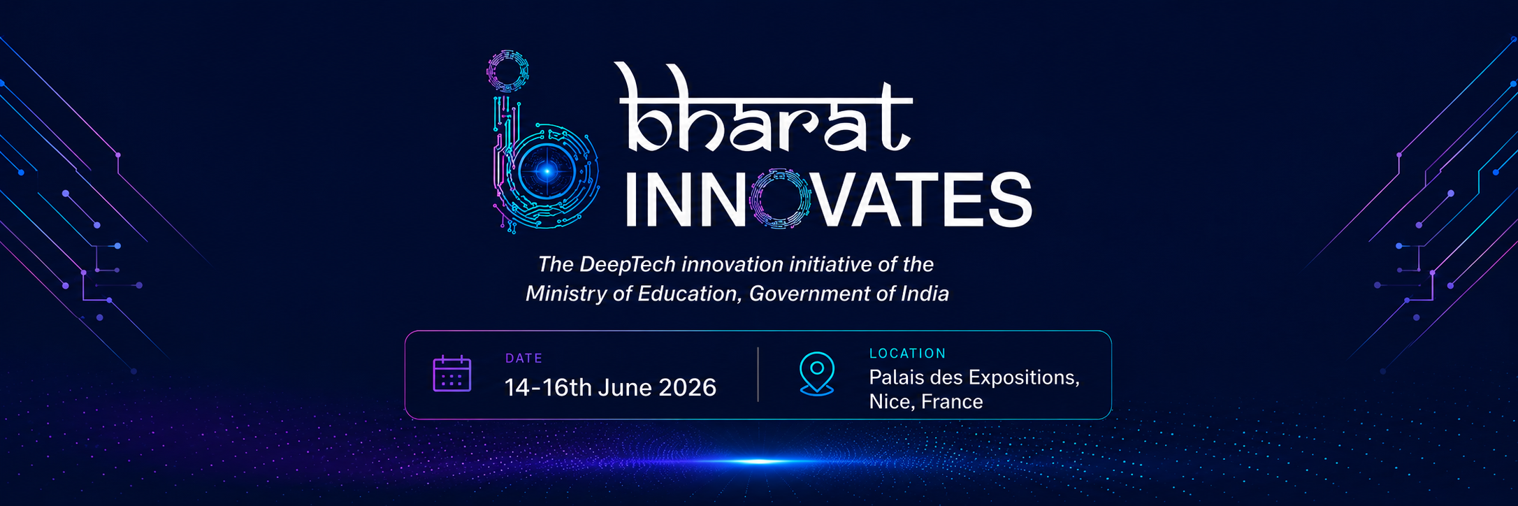 Bharat Innovates 2026, 14 - 16 june Nice, France