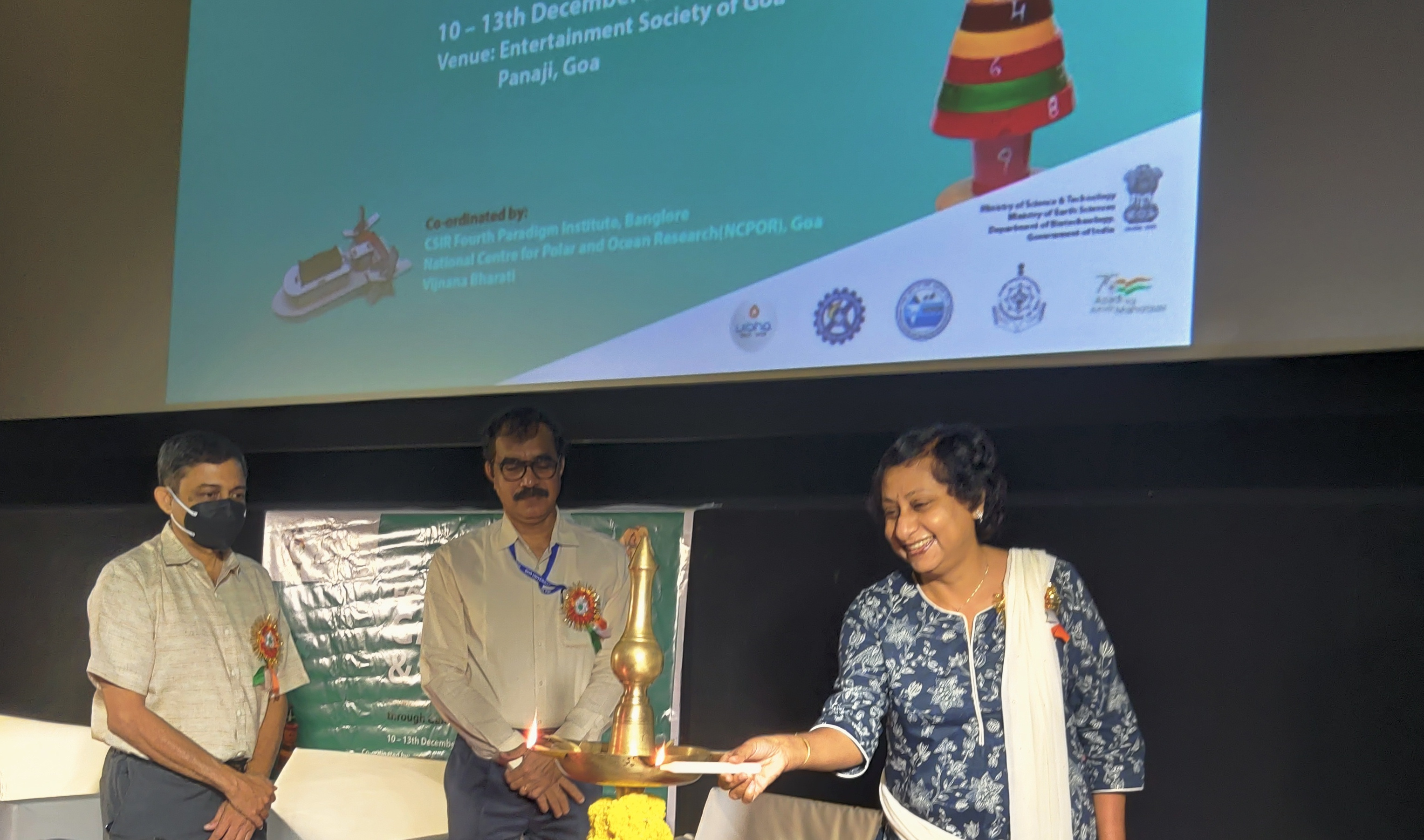 Inauguration of Festival of Games and Toys Event co-ordinated by CSIR-4PI in IISF 2021 at Goa.