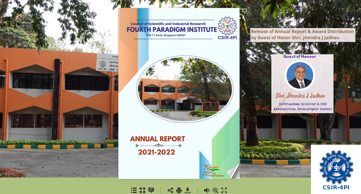 CSIR-4PI Annual Report 2021 - 2022 released